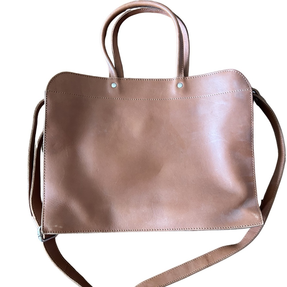 Sandqvist genuine leather carry bag